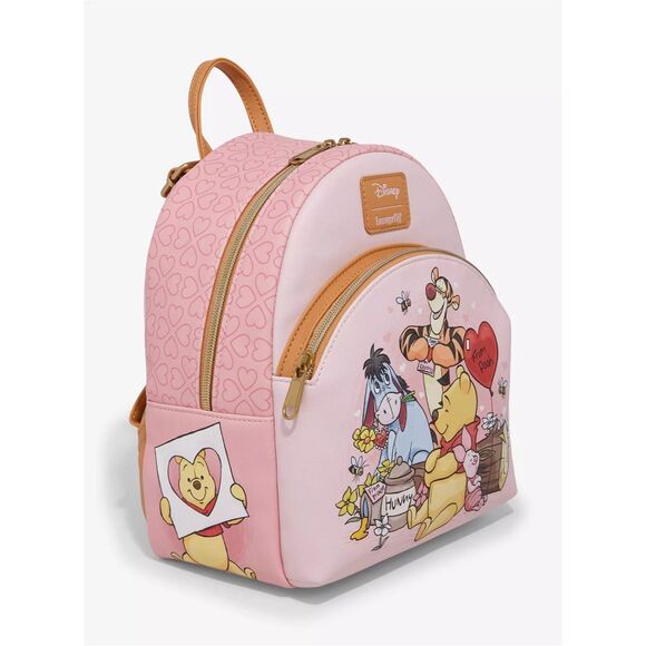 Loungefly Disney Winnie The Pooh Valentine's Day Mini Backpack - Picture 3 of 5